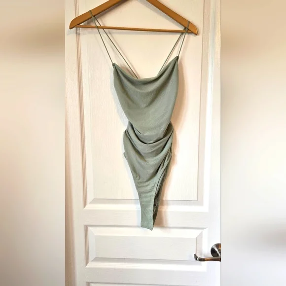 Princess Polly Draped Bodysuit - Picture 1 of 3